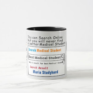 Mug Meilleure musique de recherche pour l'étudiant Méd