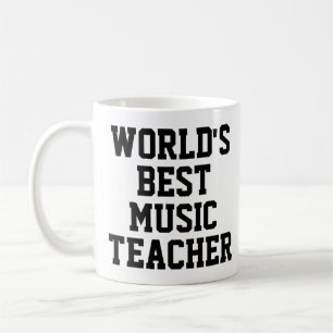 Mug Meilleure Musique Enseignante Musique du monde