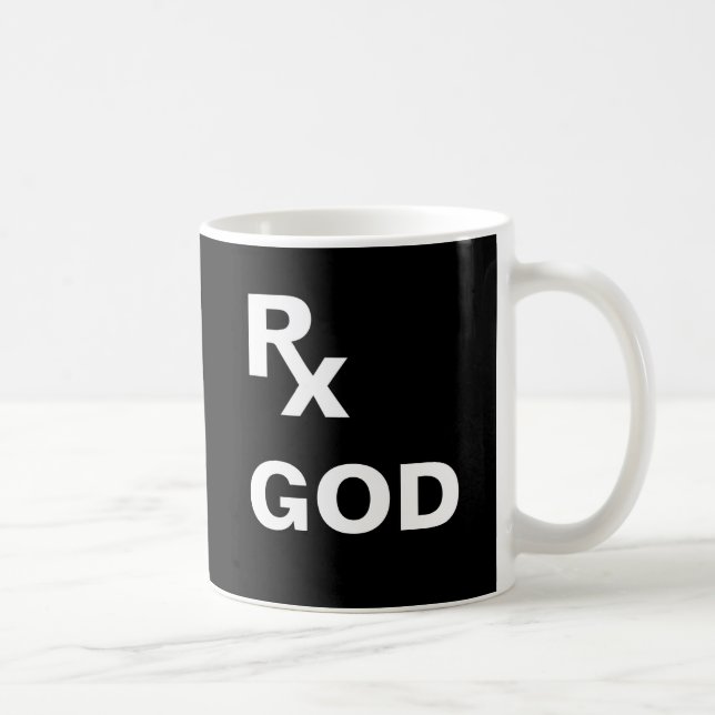 Mug Meilleure Ordonnance - "RX DIEU" - Plan de Foi (Droite)