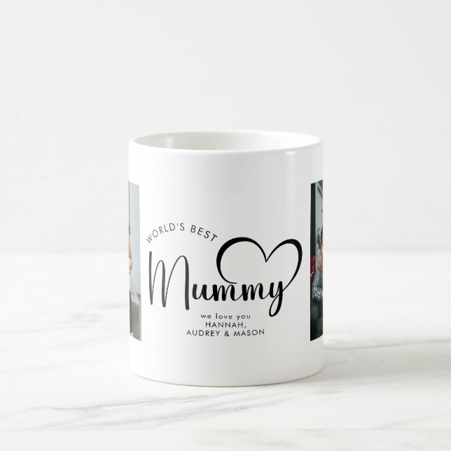 Mug Meilleure photo-cadeau maman du monde moderne (Centre)