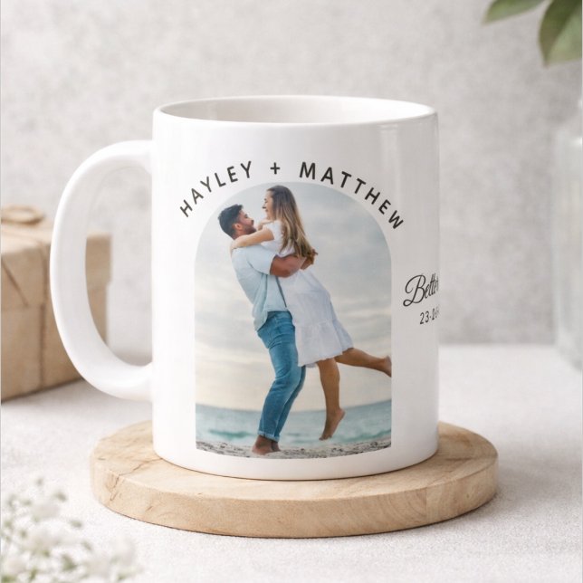 Mug Meilleure photo de couple pour la Saint-Valentin (Créateur téléchargé)