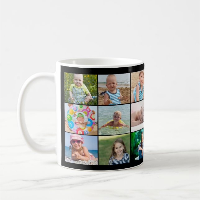 Mug Meilleure photo Nonna Grand-mère 9 (Gauche)