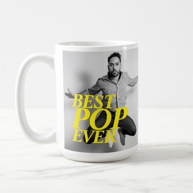 Mug MEILLEURE POP DE TOUS LES TEMPS | Carte drôle pour (Gauche)