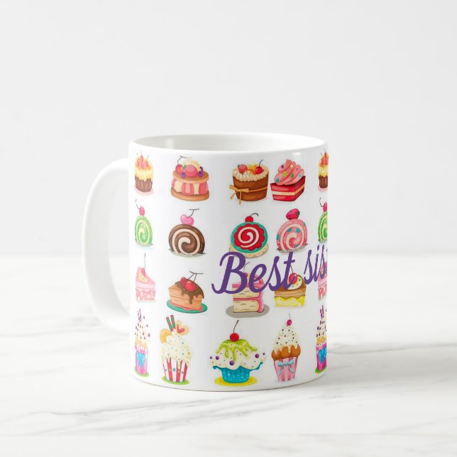 Mug Meilleure soeur (Devant gauche)