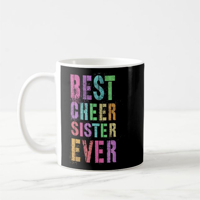 Mug Meilleure Soeur Cheer Ever Cheerleader Team Cheer  (Gauche)