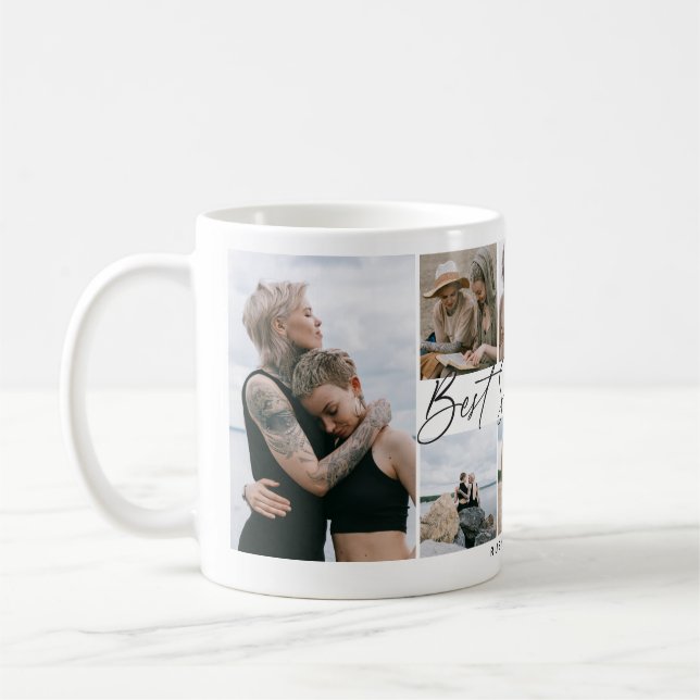 Mug Meilleure Sœur Collage Photo Souvenir (Gauche)