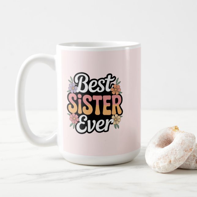 Mug Meilleure Sœur de Tous les Temps  (Avec donut)