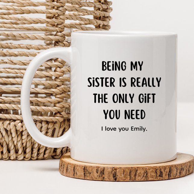 Mug Meilleure Sœur de tous les temps Cadeau drôle pour (Créateur téléchargé)