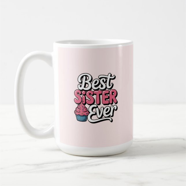 Mug Meilleure sœur jamais (Gauche)
