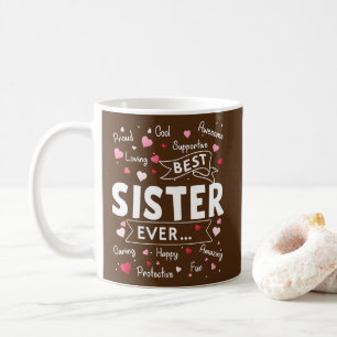 Mug Meilleure Soeur Jamais Drôle Première Fois Soeur M