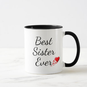 Mug MEILLEURE SOEUR JAMAIS Proverbes personnalisés 31