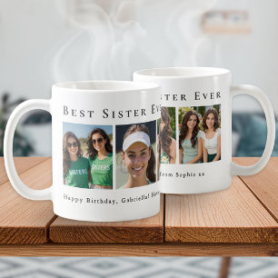 Mug Meilleure sœur que jamais 5 collage photo personna