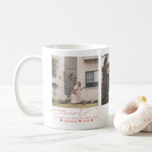 Mug Meilleure Tante   Collage de trois photos manuscri