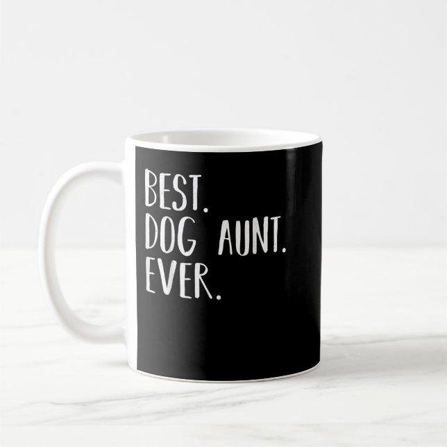 Mug Meilleure Tante de chien toujours cadeau T Cool ca (Gauche)