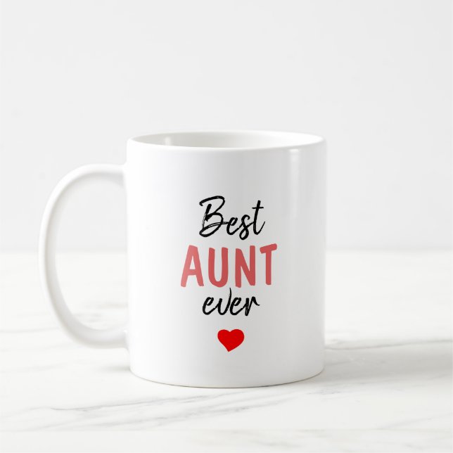 Mug Meilleure Tante Ever (Gauche)