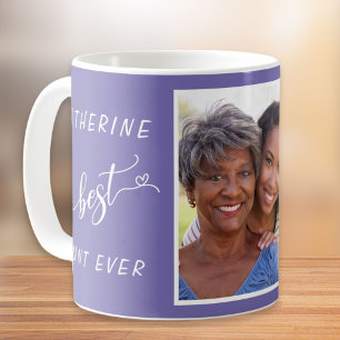 Mug Meilleure tante jamais violette photo