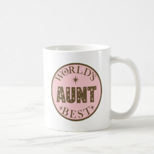 Mug Meilleure tante Pink Gift des mondes