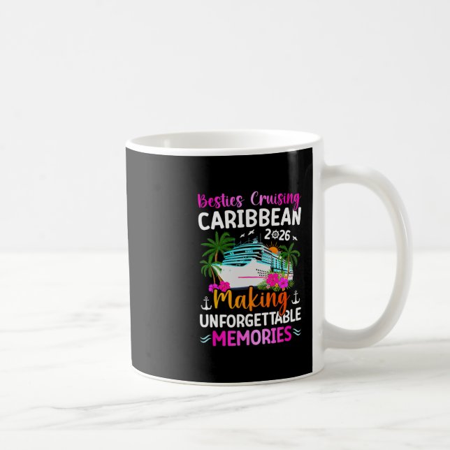 Mug Meilleures amies croisant dans les Caraïbes 2026 C (Droite)