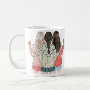 Mug Meilleures amies personnalisées Amitié 
