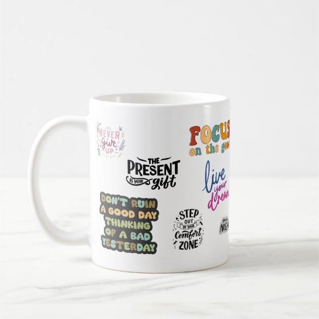 Mug Meilleures Citations Quotidiennes De Motivation &  (Gauche)