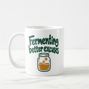 Mug Meilleures Excuses de Cuisine en Fermentation Humo