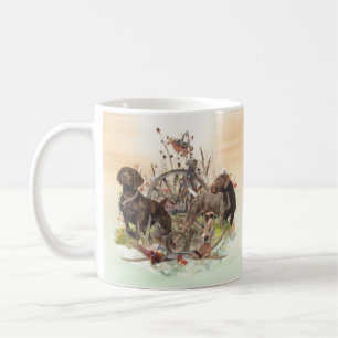 Mug Meilleures heures de la journée à la chasse, GSP