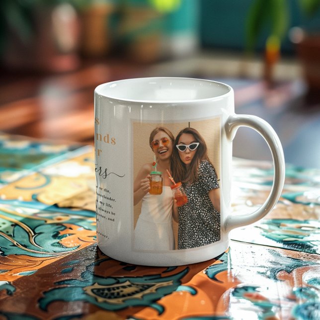Mug Meilleures soeurs Amis Soul | Photo moderne 2 (Créateur téléchargé)