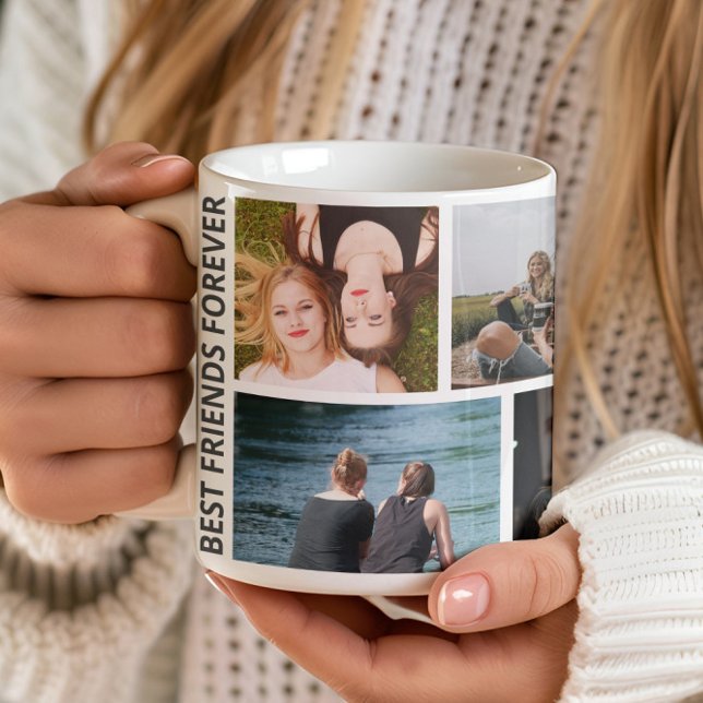 Mug Meilleurs amis 7 Collage photo (Créateur téléchargé)
