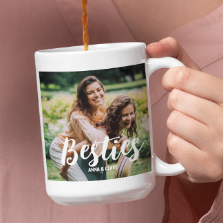 Mug Meilleurs amis personnalisés avec des photos