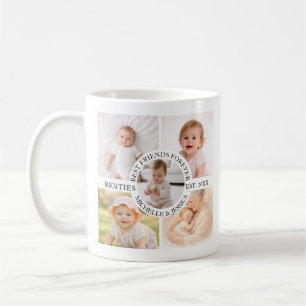 Mug Meilleurs amis pour toujours - Collage photo Mei
