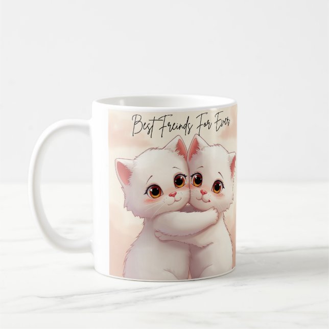 Mug Meilleurs Amis Pour Toujours - Deux Adorables  (Gauche)
