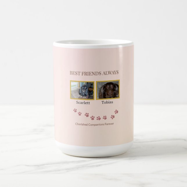 Mug Meilleurs amis pour toujours Empreinte de patte (Centre)