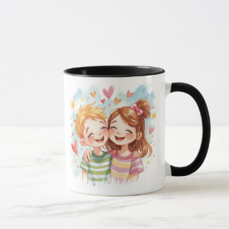 Mug "Meilleurs amis pour toujours : Jouer et réchauffe