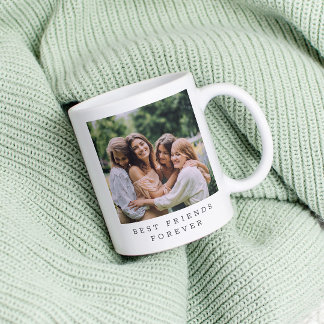 Mug Meilleurs amis pour toujours Photo personnalisée