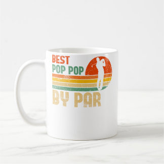 Mug Meilleurs hommes vintage Pop Pop par Par Golf drô