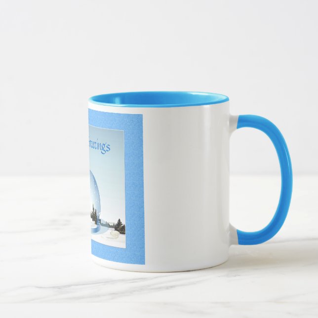 Mug Meilleurs voeux de saison personnalisables (Droite)