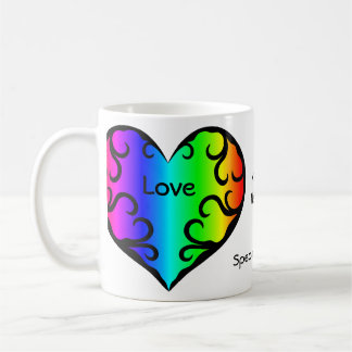 Mug Mel anniversaire victorien arc-en-ciel