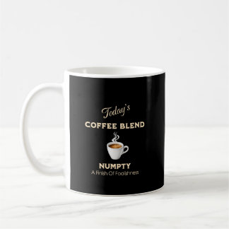 Mug Mélange de café d'aujourd'hui, Numpty