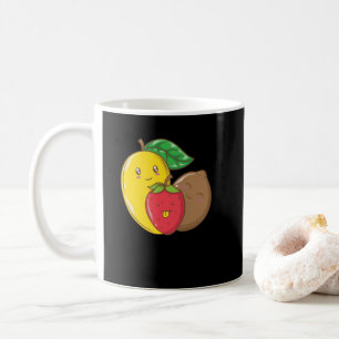 Mug Mélange de fruits avec mangues, fraises et kiwi