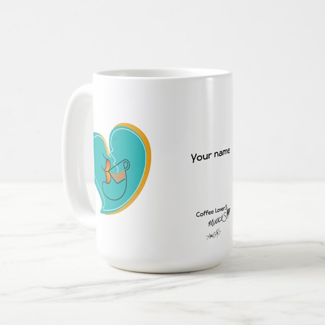 Mug Mélange LoverS du café (Devant gauche)