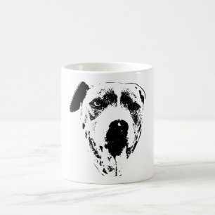 Mug Mélange Pitbull Winking, Encre Gros Sourire