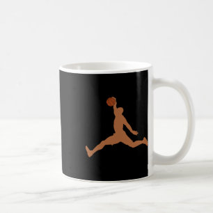 Mug Melanin Bysketbyll Joueur Dunk Black History Mois