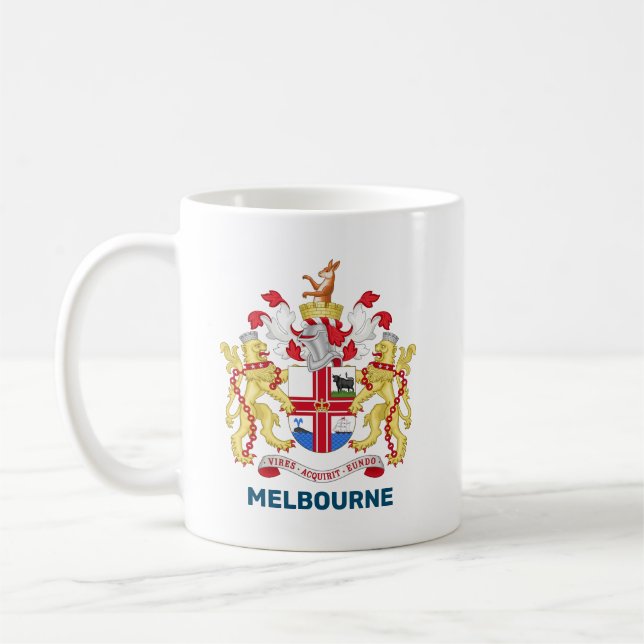Mug Melbourne, Australie - armoiries (Gauche)