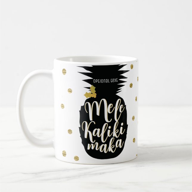 Mug Mele Kalikimaka Ananas Noël sur mesure (Gauche)