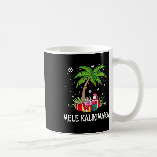 Mug Mele Kalikimaka Hawaii Palm Tree Famil (Droite)