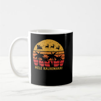 Mug Mele Kalikimaka Retro Hawaii Famille de Noël Va