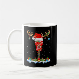 Mug Mele Kalikimaka Santa Hat Reindeer Ukulele Guitare