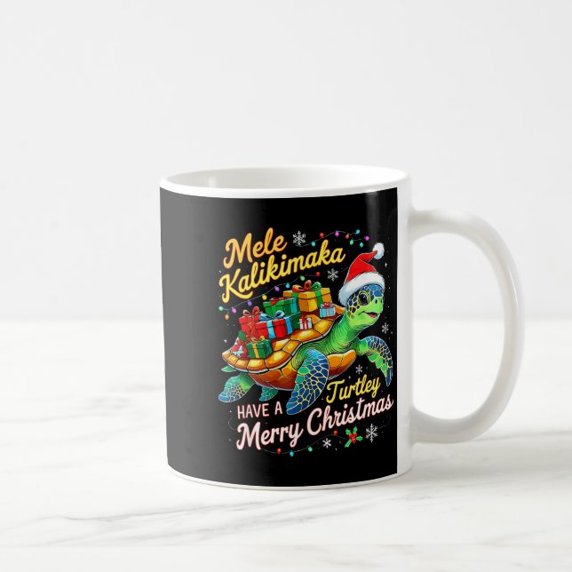 Mug Mele Kalikimaka Turtley Have A Merry Christmas  (Droite)