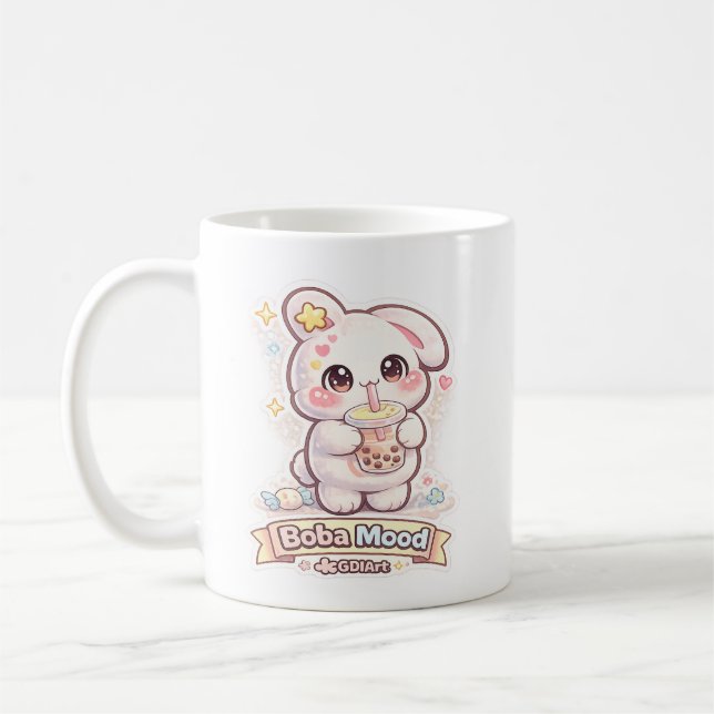 Mug Mello the Mochi Bunny - Boba Mood  (Gauche)