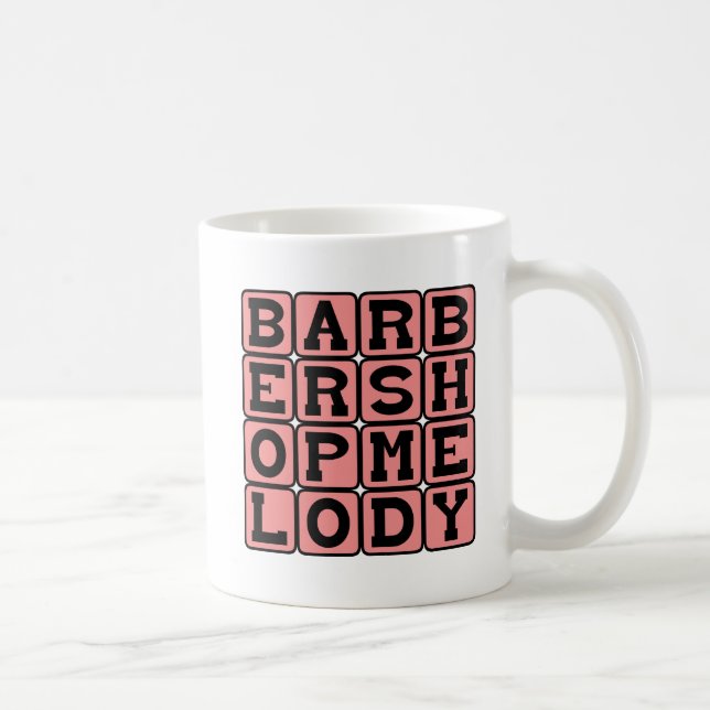 Mug Mélodie de salon de coiffure, genre musical (Droite)